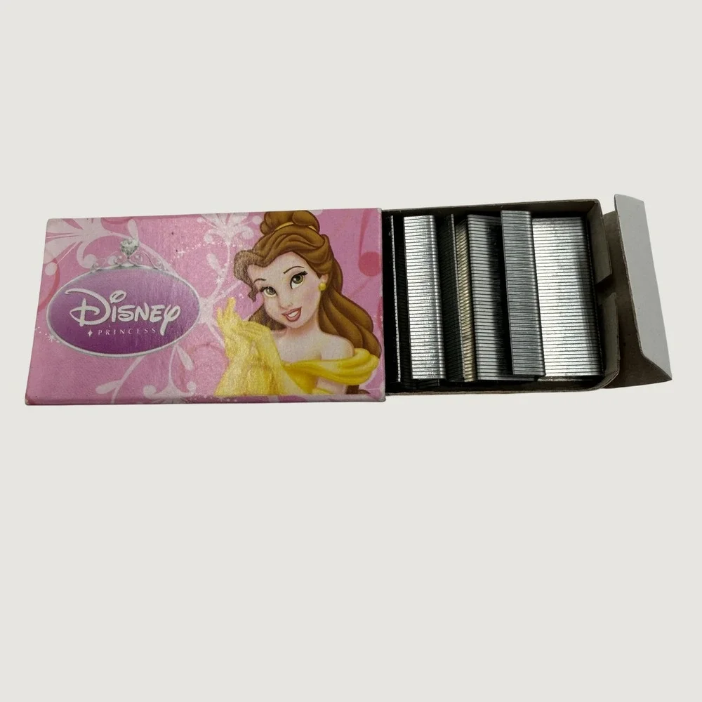 Vintage Disney Princess Belle Ariel Cinderella Snow White Staple Box Collectible